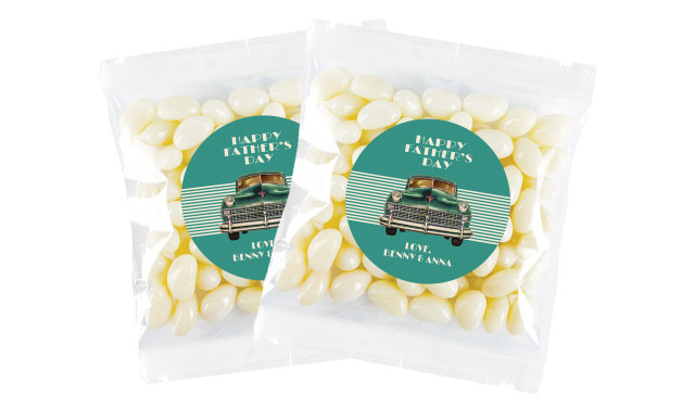 Old Cadillac Fathers Day Personalised Lolly Bag