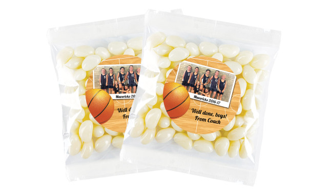 Basketball Photo Personalised Lolly Bag