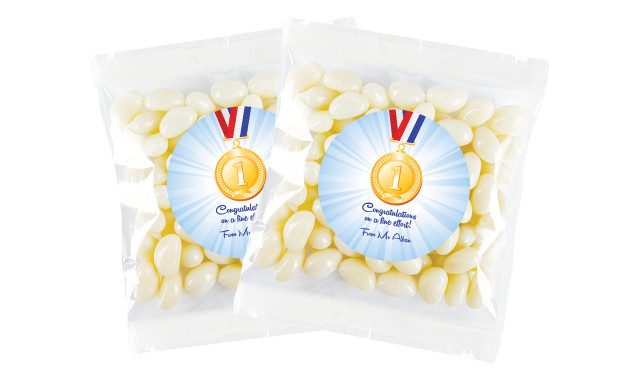 Medal 1st Place Personalised School Personalised Lolly Bag