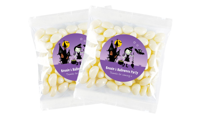 Halloween Witch Halloween Personalised Lolly Bag
