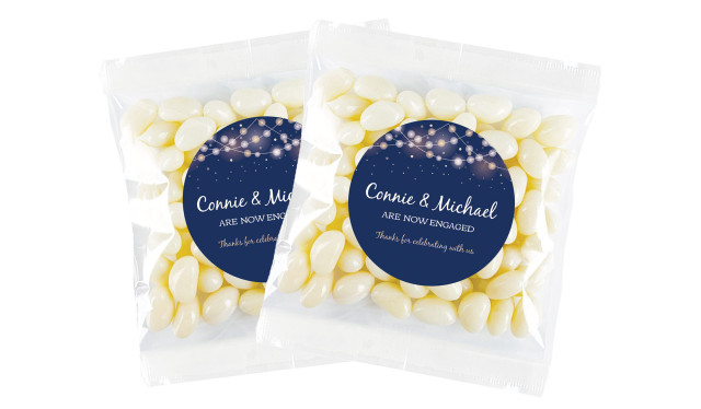 Night Lights Engagement Personalised Lolly Bag