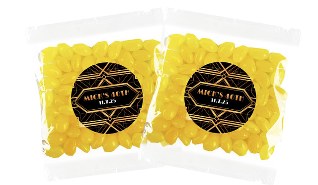 Gatsby Gold Personalised Lolly Bag Favour - Australia's #1 Kids Party Supplies