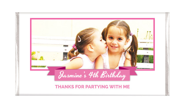 Banner Photo Personalised Chocolate Bar