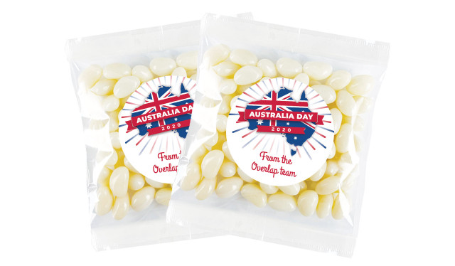 Australia Map Australia Day Personalised Lolly Bag