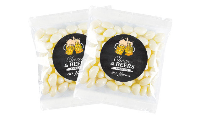Cheers And Beers Personalised Lolly Bag