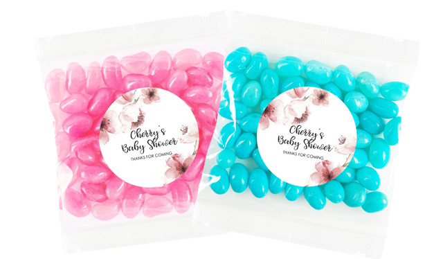 Cherry Blossoms Personalised Lolly Bag 55g (Choice Of Filling)