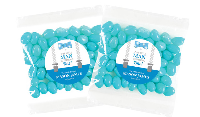 Little Man Personalised Lolly Bag (Choice Of Fillings)