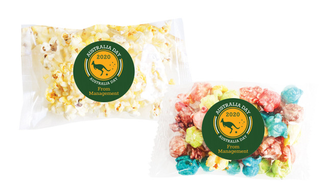Australia Day Emblem Personalised Popcorn Bag