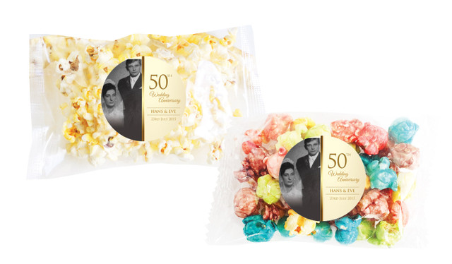 Add A Photo Anniversary Personalised Popcorn Bag