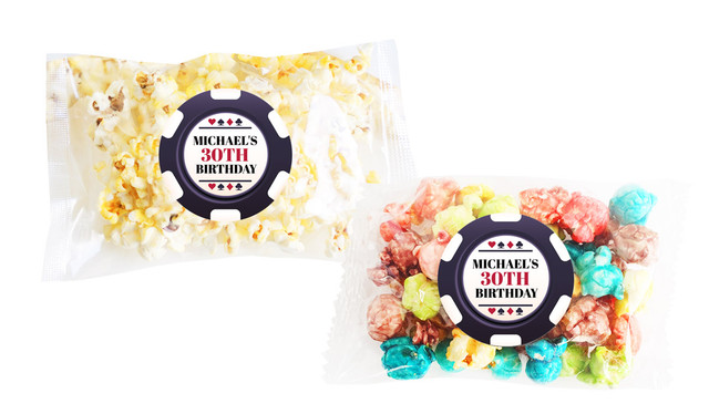 Poker Night Personalised Popcorn Bag