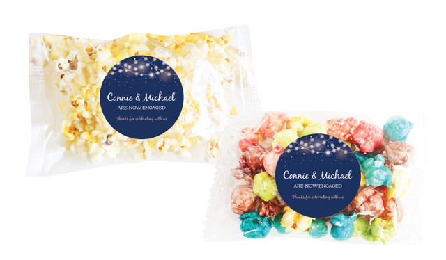 Night Lights Engagement Personalised Popcorn Bag