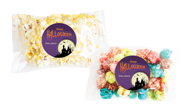 Creepy House Halloween Personalised Popcorn Bag