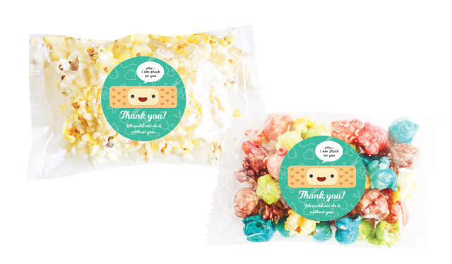 Happy Band Aid International Nurses Day Personalised Popcorn Bag