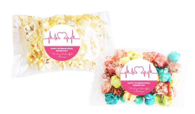 Heart Rate International Nurses Day Personalised Popcorn Bag