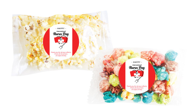 Nurse Hat International Nurses Day Personalised Popcorn Bag