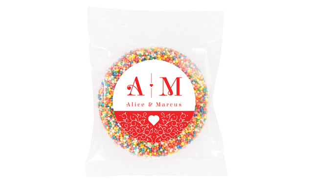 Ornamental Monogram Engagement Personalised Giant Freckle