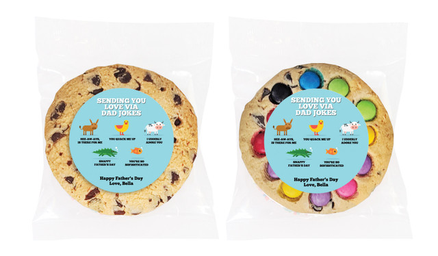 Dad Jokes Fathers Day Personalised Cookie