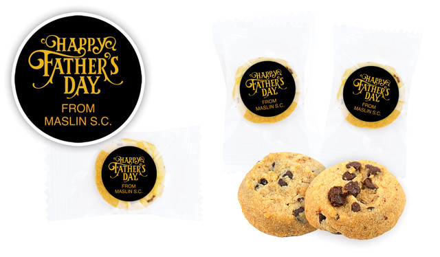 Golden Emblem Personalised Fathers Day Bite-Size Cookie 5g