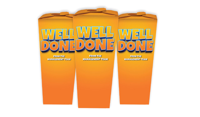 Big Orange Congratulations Personalised Chocabox
