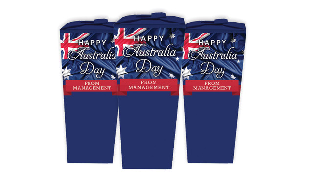 Australian Flag Australia Day Personalised Chocaboxes