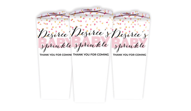 Sprinkle Confetti Baby Shower Personalised Chocaboxes