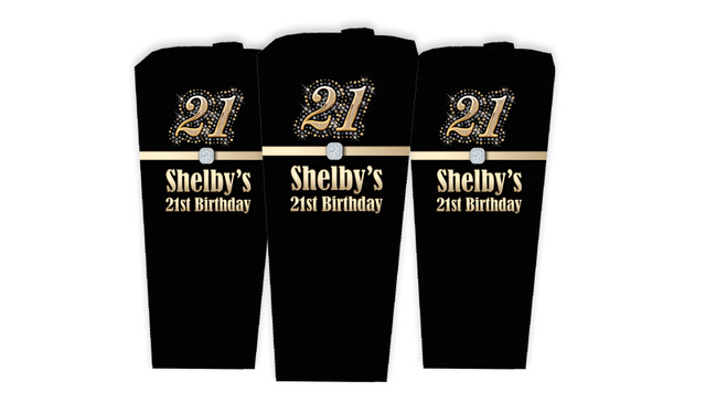 Golden Number Personalised Chocaboxes