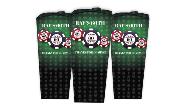 Poker Night Personalised Chocaboxes