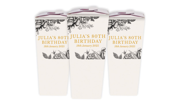 Vintage Roses Personalised Chocaboxes