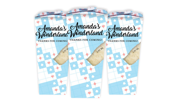 Alice In Wonderland Birthday Personalised Chocaboxes