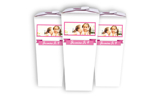 Banner Photo Pink Birthday Personalised Chocaboxes