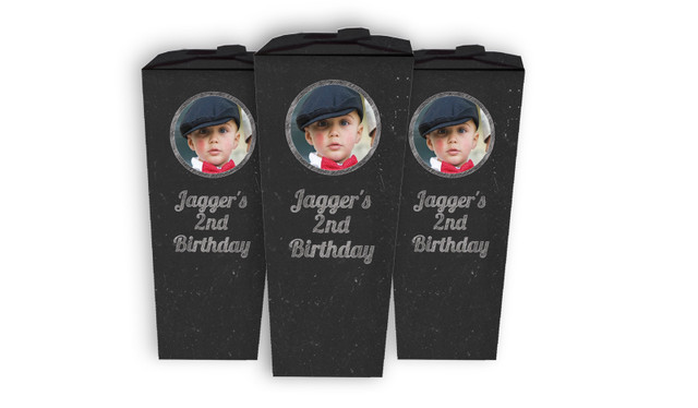 Chalkboard Photo Birthday Personalised Chocaboxes