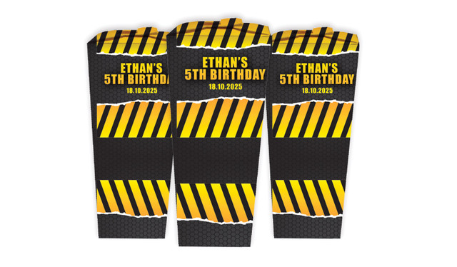 Construction Builders Birthday Personalised Chocaboxes