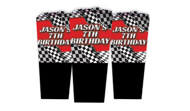 Racing Car Birthday Personalised Chocaboxes