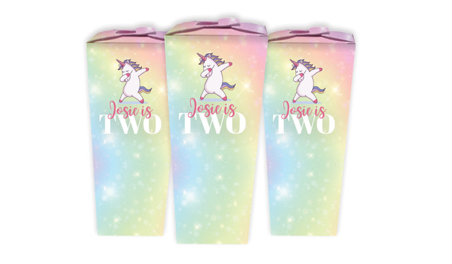 Unicorn Dabbing Birthday Personalised Chocaboxes