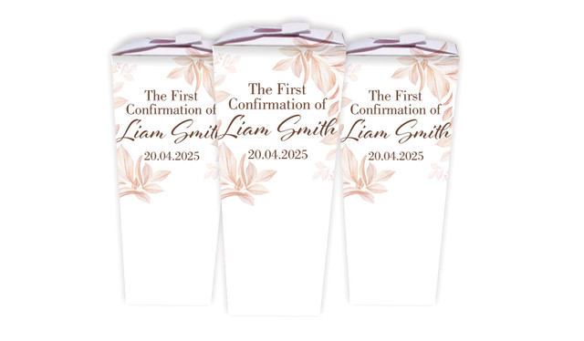 Natural Leaves Confirmation Personalised Chocaboxes