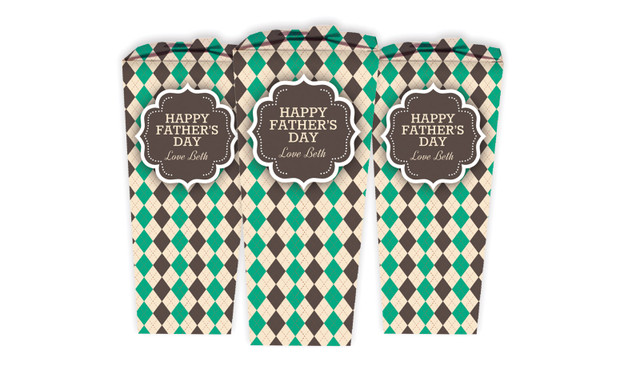 Argyle Fathers Day Personalised Chocaboxes