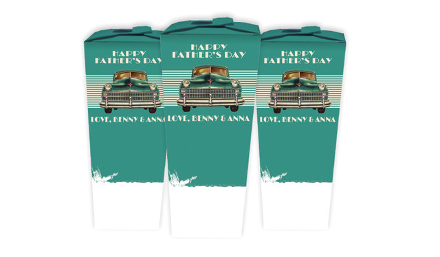 Old Cadillac Fathers Day Personalised Chocaboxes