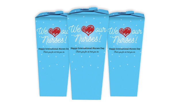 We Love Our Nurses International Nurses Day Personalised Chocaboxes