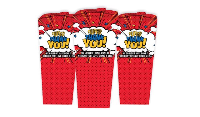 Super Thankyou Personalised Chocaboxes