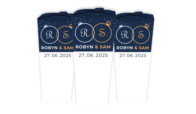 Diamond Ring Wedding Personalised Chocaboxes