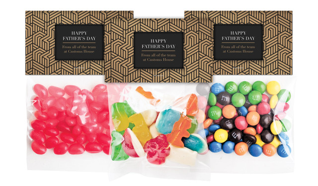 Deco Fathers Day Personalised Lolly Bag With Topper