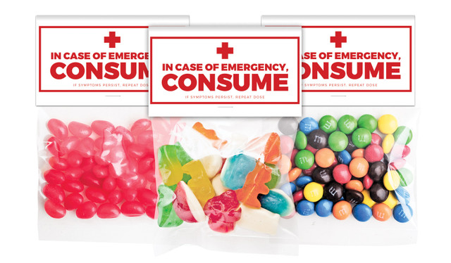 Emergency Consume International Nurses Day Personalised Lolly Bag With Topper