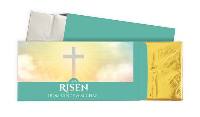 Heavenly Cross Personalised Chocolate Bar In A Box