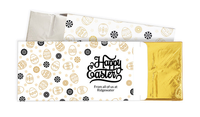 Sophisticated Personalised Chocolate Bar In A Box