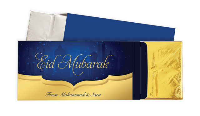 Gold City Personalised Chocolate Bar In A Box