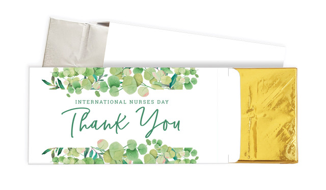 Eucalypt International Nurses Day Personalised Chocolate Bar In A Box
