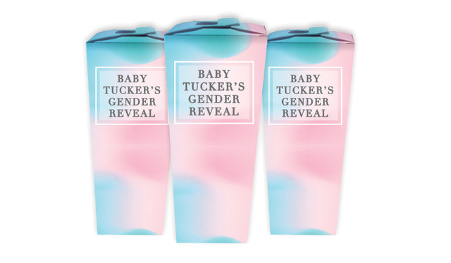 Blended Personalised Gender Reveal Chocabox Favour Boxes