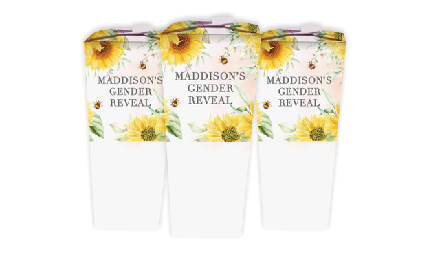 Honey Bee Personalised Gender Reveal Chocabox Favour Boxes