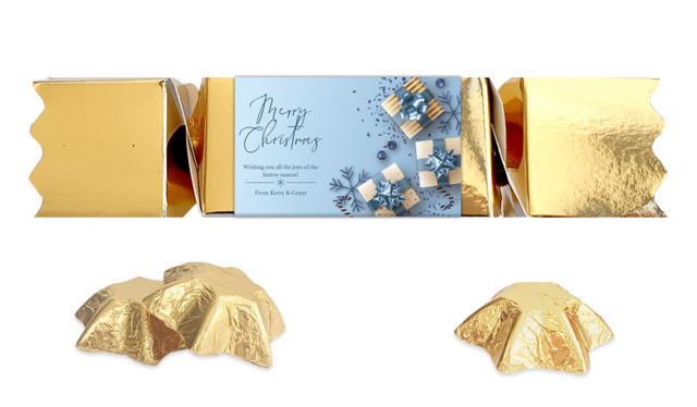 Baby Blue Christmas Personalised Bon Bon