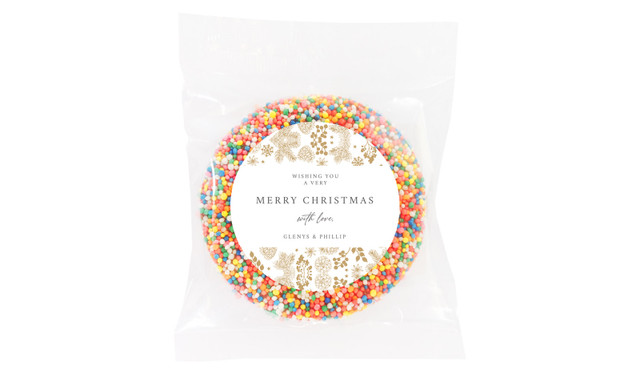 Elegant Underbrush Christmas Custom Giant Chocolate Freckles